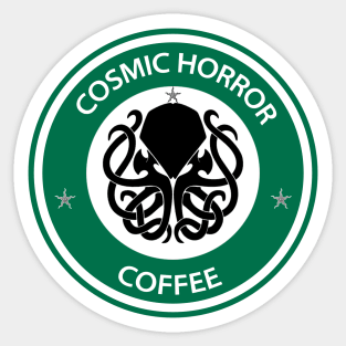 Cosmic Horror Coffee - Cthulhu Blend. Sticker